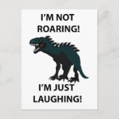 恐竜を笑っているだけおもしろいだ ポストカード (正面)
