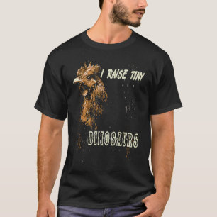恐竜を育てる ニワトリ 鶏の繁殖 Tシャツ