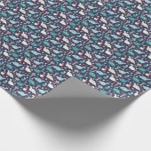 恐竜アドベンチャーシームレスデザイン ラッピングペーパー (角)