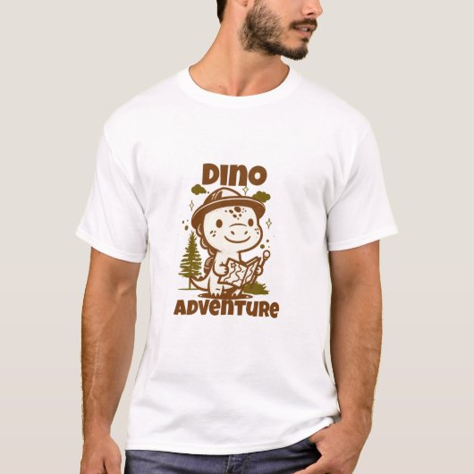 恐竜アドベンチャー探検家Tシャツ Tシャツ (正面)