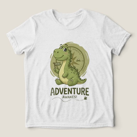 恐竜アドベンチャー トライブレンドＴシャツ (デザイン正面)