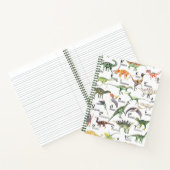 恐竜アルファベット ノートブック (内部)