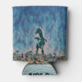 恐竜アートYOLOクーラーボックス 缶クーラー (正面)