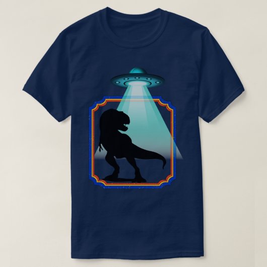 恐竜エイリアン Tシャツ (デザイン正面)