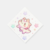 恐竜エレガントモダンの赤ちゃんシャワー スタンダードカクテルナプキン (角)