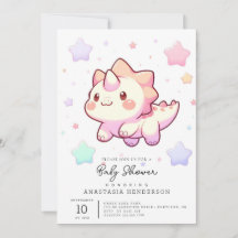 恐竜エレガントモダンの赤ちゃんシャワー