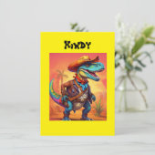 恐竜カウボーイ 招待状 (スタンド正面)