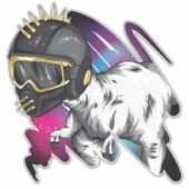 恐竜カッコいいのステッカー シール (正面)