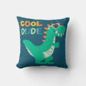 恐竜カッコいいの男の子子供部屋ルームDecor クッション (正面)