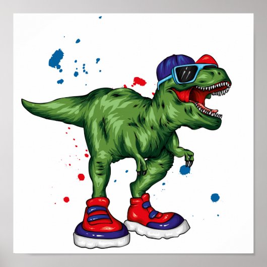 恐竜カッコいい類 ポスター (正面)