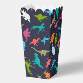 恐竜カラフルの可愛いキッシモダンュパーティー フェイバーボックス (裏面)