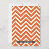 恐竜カラフルの最初の誕生日パーティーの招待状 招待状 (裏面)