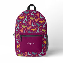 恐竜カラフルの漫画かわいいパターン赤の名前