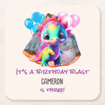 恐竜カラフルの誕生日はどんな年齢でも爆発する