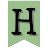 恐竜カラフルをテーマにした「ハッピーバースデー」 バンティングフラッグ (第2の旗)