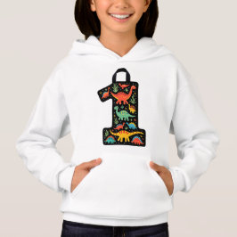 恐竜カラフルシャツデザイン