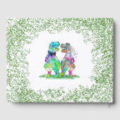 恐竜カラフルテーマ結婚ズ ゲストブック (裏面)