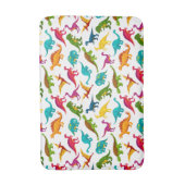 恐竜カラフルデザイン バスマット (正面縦)