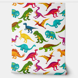 恐竜カラフルデザイン 壁紙