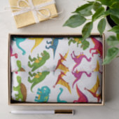 恐竜カラフルデザイン 薄葉紙 (ギフト)