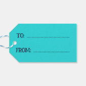 恐竜カラフルハッピーバースデー ギフトタグ (裏面横)