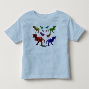 恐竜カラフルラー!Tシャツ トドラーTシャツ