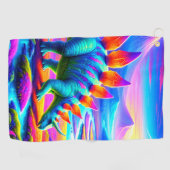 恐竜カラフル類 ゴルフタオル (横)