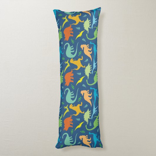 恐竜カラフル類 ボディピロー (裏面 (縦))