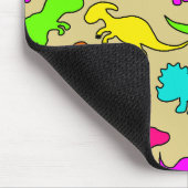 恐竜カラフル類 マウスパッド (コーナー)