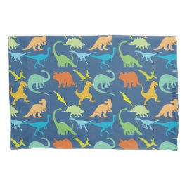 恐竜カラフル類 枕カバー