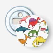 恐竜カラフル類 栓抜き (正面)