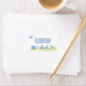 恐竜カワイトパーティー差出人住所 ラベル (インサイチュ)