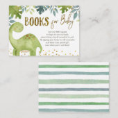 恐竜カード用ベビー図書 エンクロージャーカード (正面/裏面)