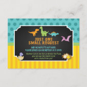 恐竜カード用ベビー図書 エンクロージャーカード (正面)