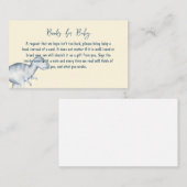 恐竜カード用ベビー図書 エンクロージャーカード (正面/裏面)