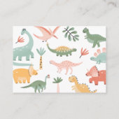 恐竜カード用ベビー本 エンクロージャーカード (裏面)