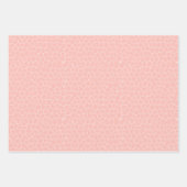 恐竜ガーリー誕生日パーティラッピング紙 ラッピングペーパーシート (正面2)