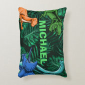 恐竜キッズディノジュラシックトレックスボーイカスタマイズ アクセントクッション (正面(垂直))