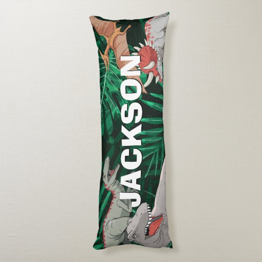 恐竜キッズディノトレックスプリヒストリックボーイカスタム ボディピロー (裏面 (縦))