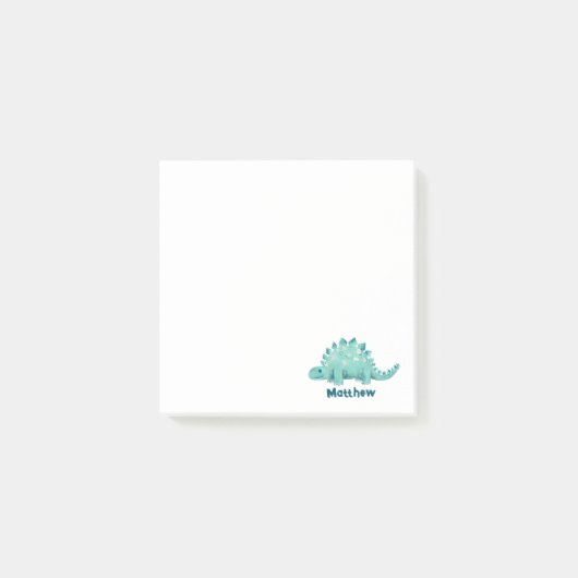 恐竜キッズネーム ポストイット (正面)