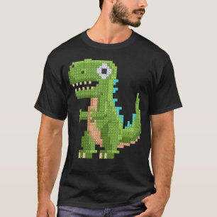 恐竜キッズマスタービルダーtレックス建物ブロック tシャツ
