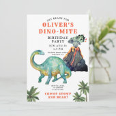 恐竜キッド誕生日招待状 招待状 (スタンド正面)
