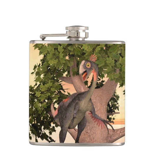 恐竜ギガントラプトル フラスク (正面)