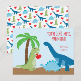 恐竜クラスのバレンタインカード – Tレックス  シーズンポストカード