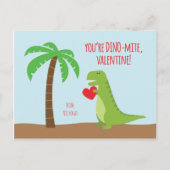 恐竜クラスバレンタイン – Tレックス シーズンポストカード (正面)