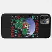 恐竜クリスマスサンタクロース Case-Mate iPhoneケース (裏面(横))