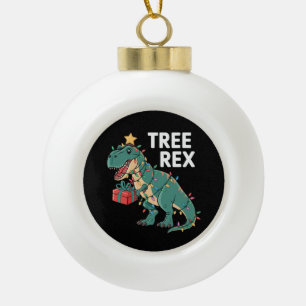 恐竜クリスマスツリーレックスパジャマクリスマスライト セラミックボールオーナメント