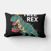 恐竜クリスマスツリーレックスパジャマクリスマスライト ランバークッション (正面)