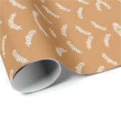 恐竜クリスマスラッピング紙、白パーティー ラッピングペーパー (ロールコーナー)