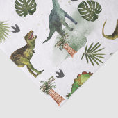 恐竜クールのTレックスジュラの緑の分離 薄葉紙 (詳細)